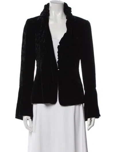 Pre-owned Lafayette 148 Blazer In Black