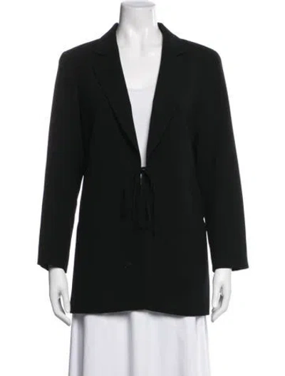 Pre-owned Lafayette 148 Blazer In Black