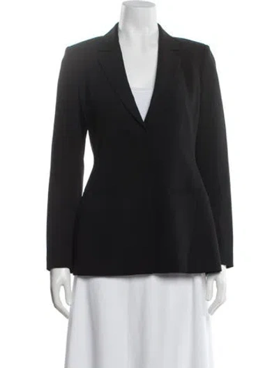Pre-owned Lafayette 148 Blazer In Black