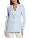 Lafayette 148 Blazer In Blue