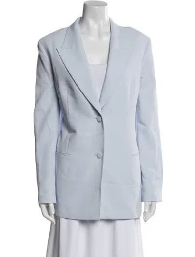 Pre-owned Lafayette 148 Blazer In Blue