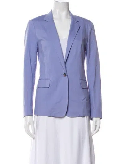 Pre-owned Lafayette 148 Blazer In Blue