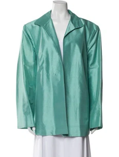 Pre-owned Lafayette 148 Blazer In Blue