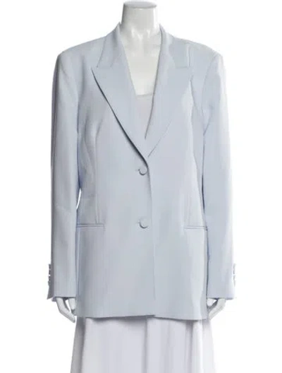 Pre-owned Lafayette 148 Blazer In Blue
