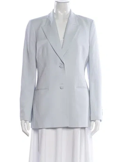 Pre-owned Lafayette 148 Blazer In Blue