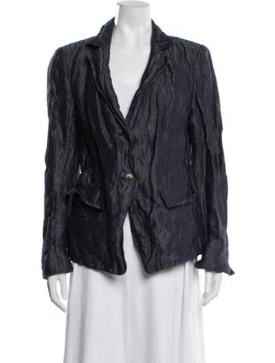 Pre-owned Lafayette 148 Blazer In Blue