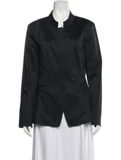 Pre-owned Lafayette 148 Blazer In Blue