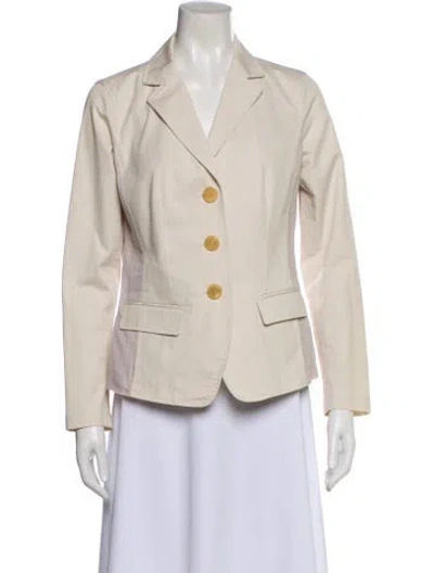 Pre-owned Lafayette 148 Blazer In Brown