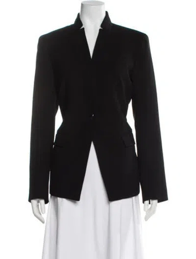 Pre-owned Lafayette 148 Blazer In Gray