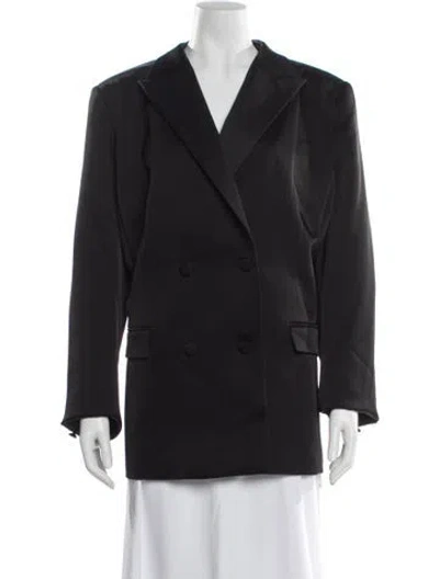 Pre-owned Lafayette 148 Blazer In Gray