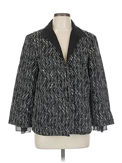 Pre-owned Lafayette 148 Blazer Jacket In Black
