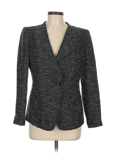 Pre-owned Lafayette 148 Blazer Jacket In Black