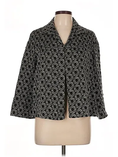 Pre-owned Lafayette 148 Blazer Jacket In Black