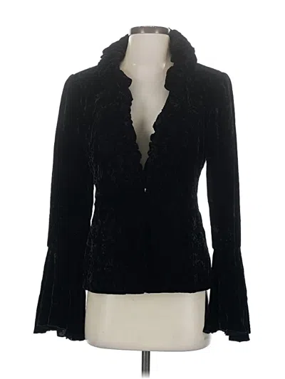 Pre-owned Lafayette 148 Blazer Jacket In Black