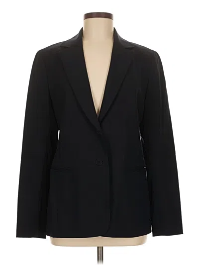 Pre-owned Lafayette 148 Blazer Jacket In Black