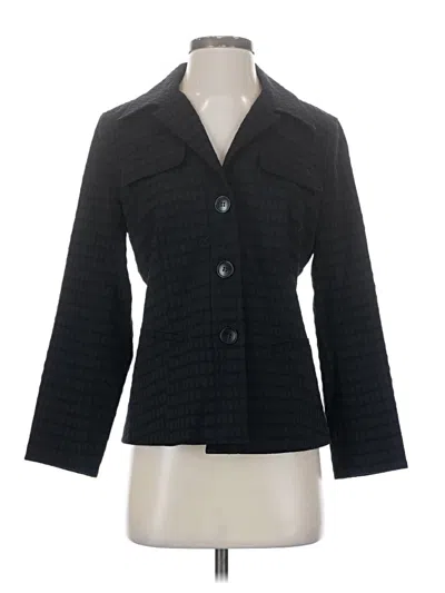 Pre-owned Lafayette 148 Blazer Jacket In Black