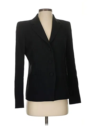 Pre-owned Lafayette 148 Blazer Jacket In Black
