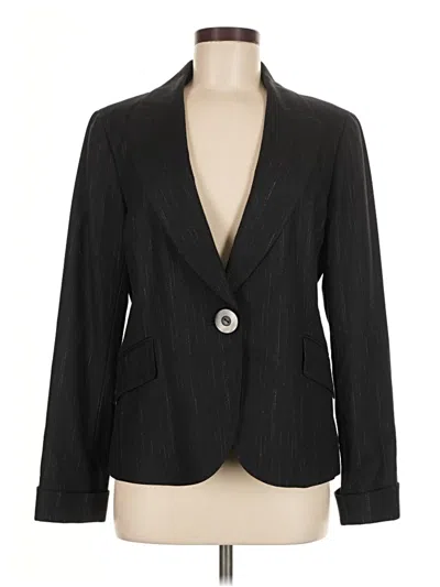 Pre-owned Lafayette 148 Blazer Jacket In Black