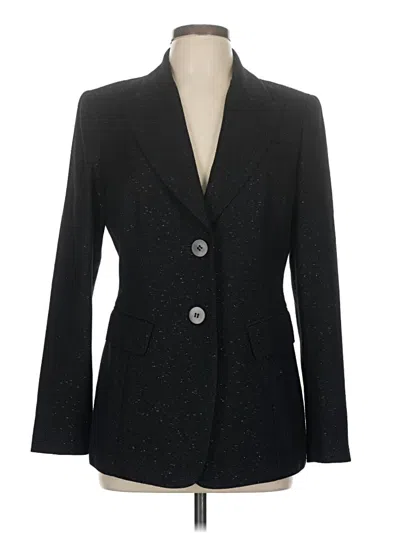 Pre-owned Lafayette 148 Blazer Jacket In Black