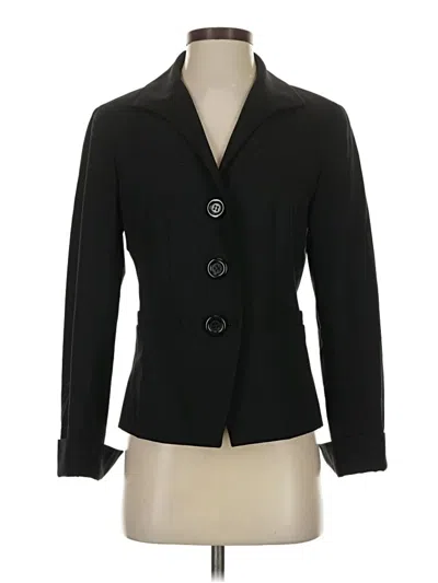 Pre-owned Lafayette 148 Blazer Jacket In Black