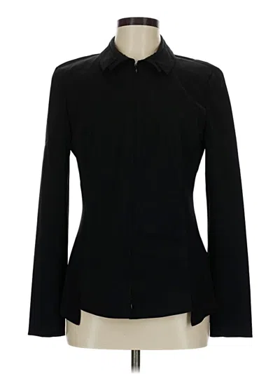 Pre-owned Lafayette 148 Blazer Jacket In Black