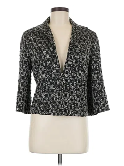 Pre-owned Lafayette 148 Blazer Jacket In Black