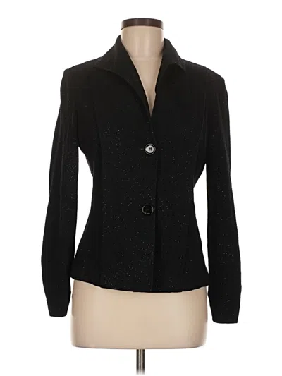 Pre-owned Lafayette 148 Blazer Jacket In Black
