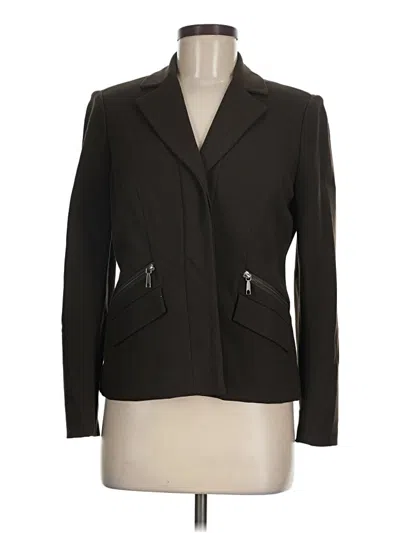 Pre-owned Lafayette 148 Blazer Jacket In Black
