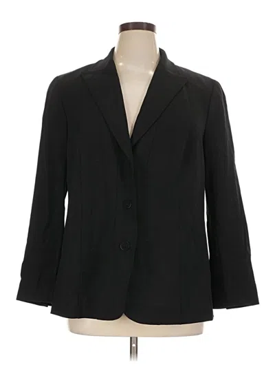 Pre-owned Lafayette 148 Blazer Jacket In Black