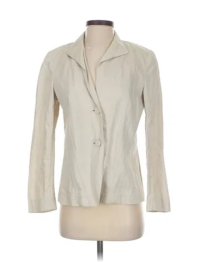 Pre-owned Lafayette 148 Blazer Jacket In Brown