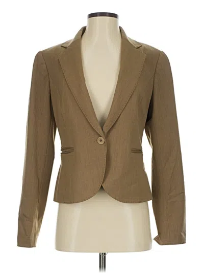 Pre-owned Lafayette 148 Blazer Jacket In Brown