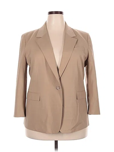 Pre-owned Lafayette 148 Blazer Jacket In Brown