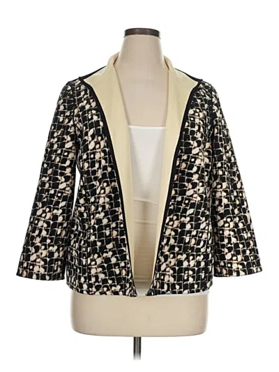 Pre-owned Lafayette 148 Blazer Jacket In Gold