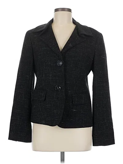 Pre-owned Lafayette 148 Blazer Jacket In Gray