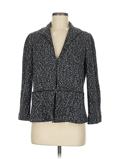 Pre-owned Lafayette 148 Blazer Jacket In Gray