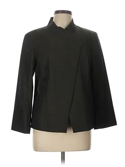 Pre-owned Lafayette 148 Blazer Jacket In Green