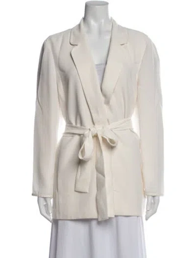 Pre-owned Lafayette 148 Blazer In Neutrals