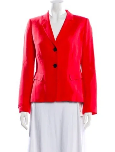 Pre-owned Lafayette 148 Blazer In Pink