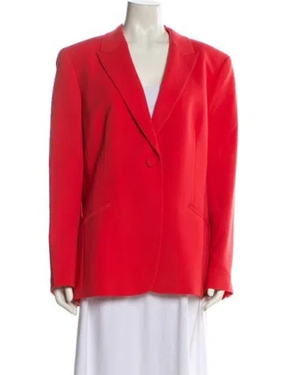 Pre-owned Lafayette 148 Blazer In Red