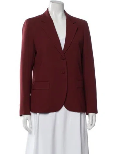 Pre-owned Lafayette 148 Blazer In Red