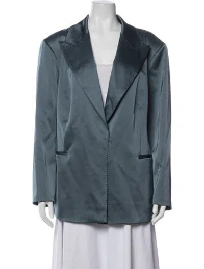 Pre-owned Lafayette 148 Blazer W/ Tags In Blue