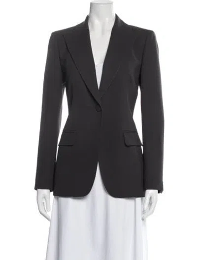 Pre-owned Lafayette 148 Blazer W/ Tags In Gray