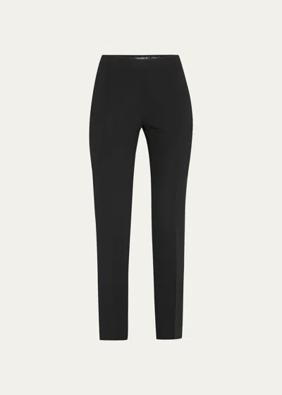 Lafayette 148 Bleecker Slim-leg Pants In Black