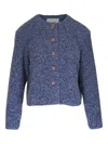 Lafayette 148 Bouclé Jacket In Blue