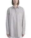 Lafayette 148 New York Boyfriend Oversized Shirt In White