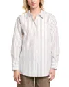 Lafayette 148 New York Boyfriend Oversized Shirt In White