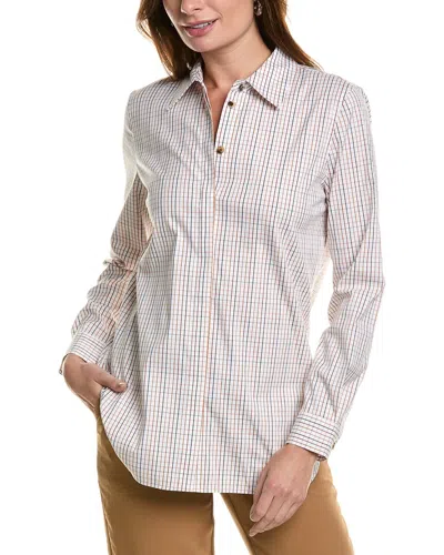 Lafayette 148 Brody Blouse In White