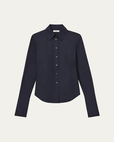 LAFAYETTE 148 BUTTON-DOWN COTTON SHIRT
