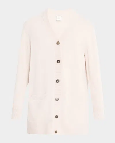 Lafayette 148 New York V-neck Buton Front Cardigan In Animal Print