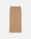 LAFAYETTE 148 CAMEL HAIR SLIM PENCIL SKIRT